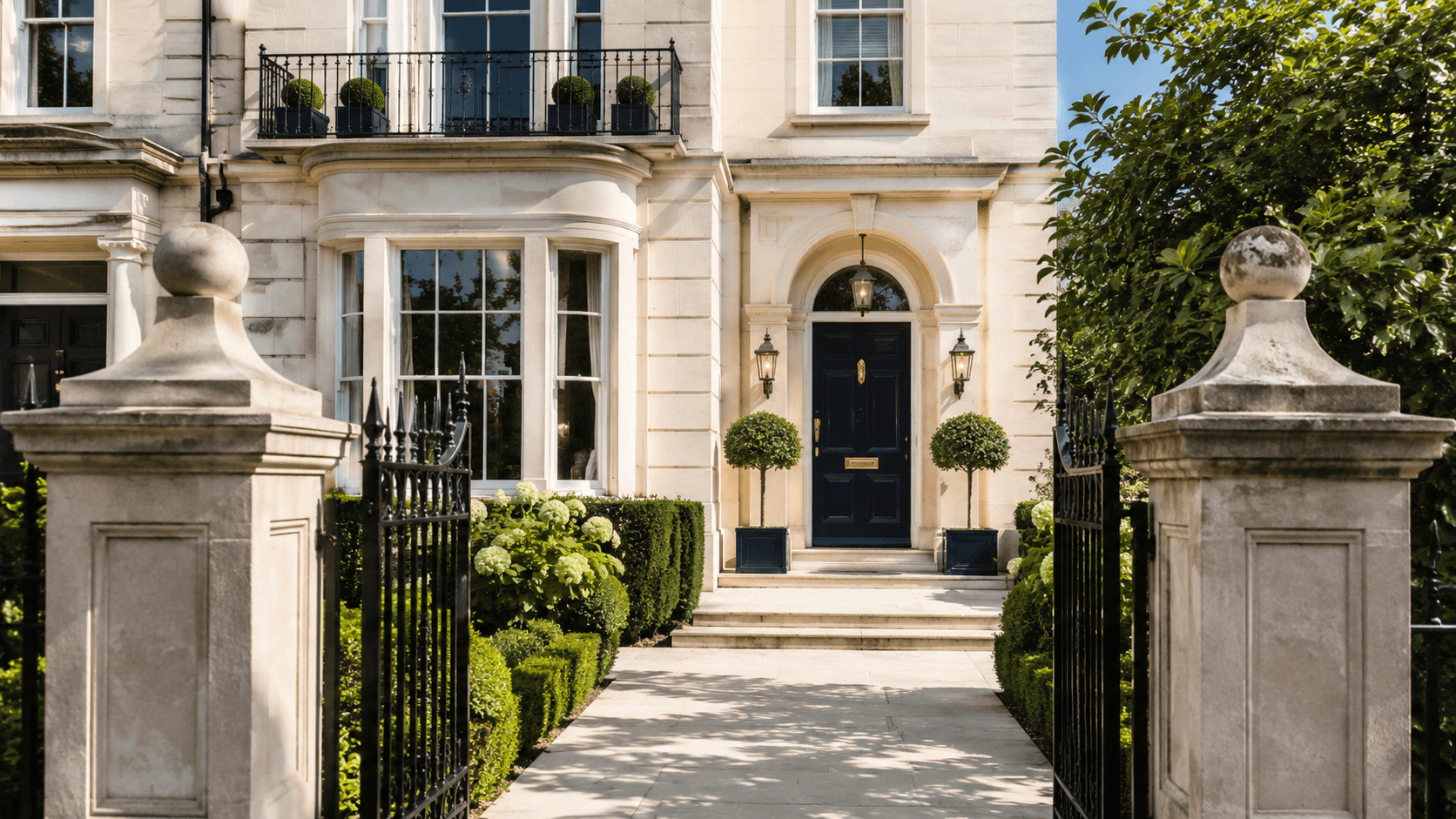 Luxury British estate agency property